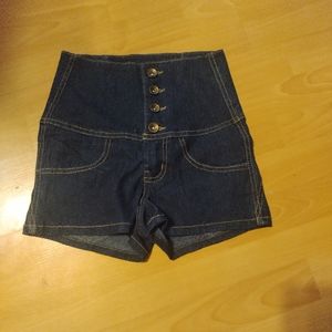 High Waisted Jeans Shorts